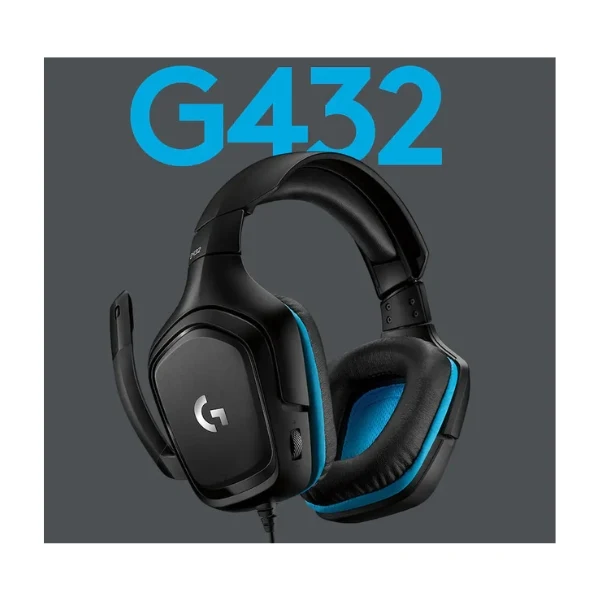 Audífonos Logitech G G432 Wired Gaming Headset - 981-000769 - Black