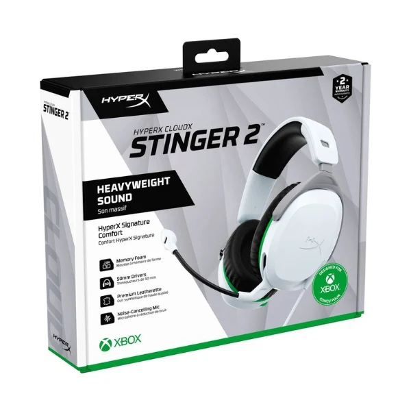 Audífonos HyperX CloudX Stinger 2 Wired Headset - Xbox - Oficialmente Licenciado - 75X28AA