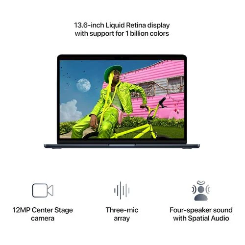 Laptop Apple MacBook Air 13.6 Z1L8000KL - Apple M5 10-Core - 32GB Unified Memory - 1TB SSD - GPU 10-Core - Midnight