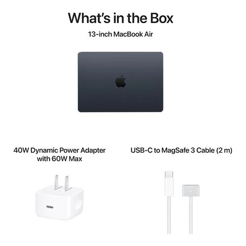 Laptop Apple MacBook Air 13.6 Z1L8000KL - Apple M5 10-Core - 32GB Unified Memory - 1TB SSD - GPU 10-Core - Midnight
