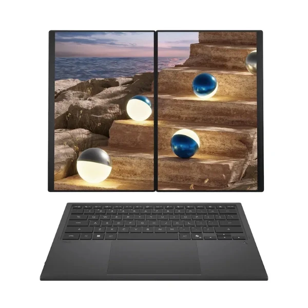 Laptop ASUS Zenbook Duo Copilot+ PC Touchscreen Intel Core Ultra 9 386H (2.1GHz) 32 GB RAM 1 TB SSD 14" Intel Arc Win 11 Home - Moher Gray