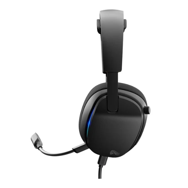 Audífonos Gamer Cableados Glorious GHS ETERNAL RGB Multiplataforma - 3.5mm USB - Micrófono Omnidireccional - GLO-A-2PC-BLK - Negro