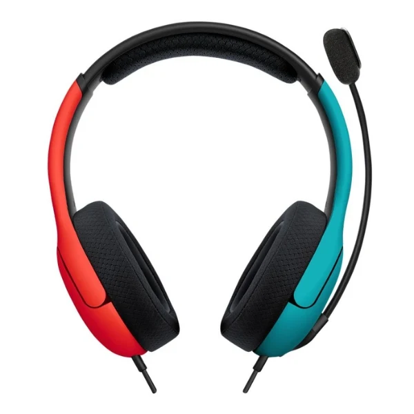 Auriculares Gaming Turtle Beach Airlite Fit Cableados - 40mm Drivers - Micrófono Bi-Direccional - Neon Blue/Red - Modelo TBS-8002-25