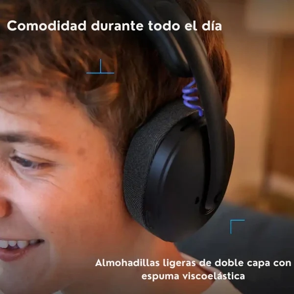 Audífonos Logitech G G325 LIGHTSPEED Wireless Gaming Headset - Negro - 981-001522