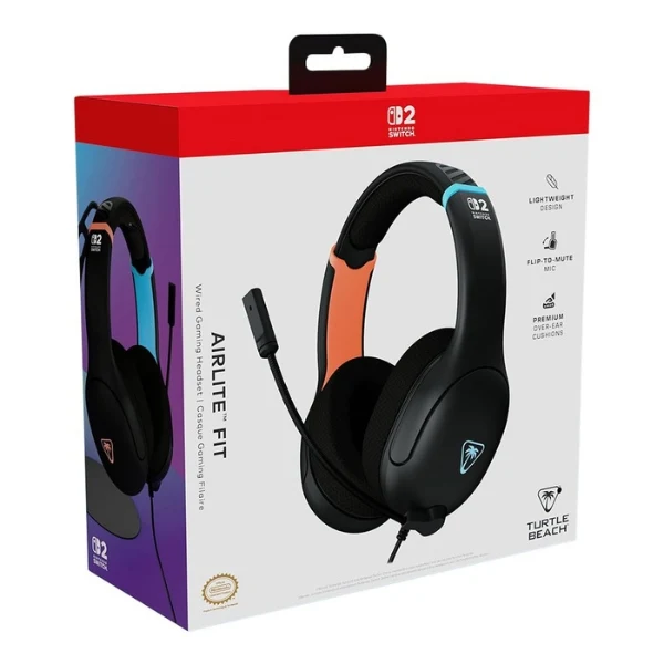 Audífonos Turtle Beach - Cableados, Micrófono Bidireccional - Airlite Fit Switch 2 TBS-8003-95