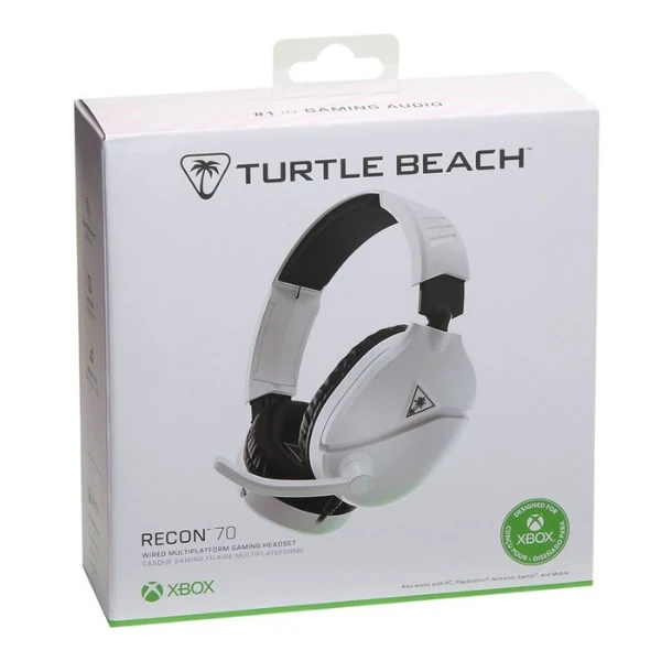 Audífonos Turtle Beach - Con Cable, Micrófono Flip-to-Mute - Recon 70 TBS-2001-15