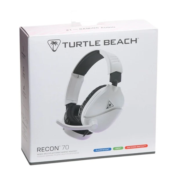 Audífonos Turtle Beach - Con Cable, Micrófono Flip-to-Mute - Recon 70 TBS-3001-15