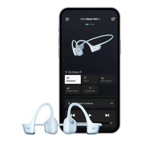 Audífonos Shokz OpenRun Pro 2 Bluetooth Wireless Bone and Air Conduction - Blue - S820-ST-BL-US