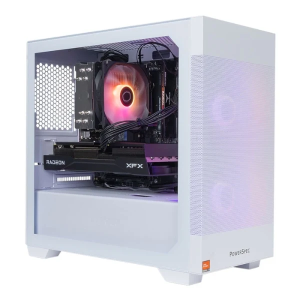 PC Computador PowerSpec G533 AMD Ryzen 5 7500X3D - AM5 - 16GB DDR5-6000 - 1TB NVMe SSD - Gráficos AMD Radeon RX 9060 XT 16GB GDDR6 - Fuente 650W - 1000002970