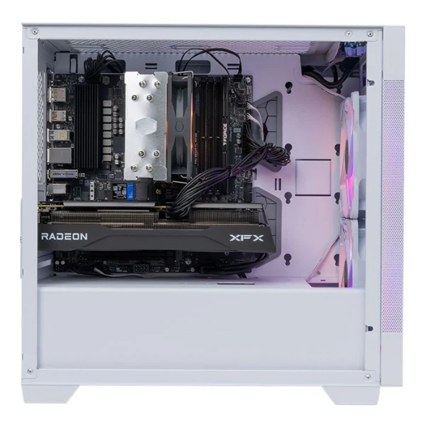 PC Computador PowerSpec G533 AMD Ryzen 5 7500X3D - AM5 - 16GB DDR5-6000 - 1TB NVMe SSD - Gráficos AMD Radeon RX 9060 XT 16GB GDDR6 - Fuente 650W - 1000002970