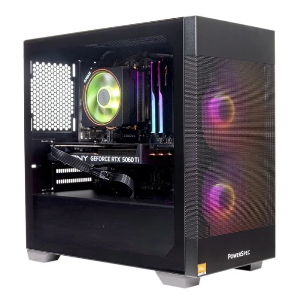 PC Computador PowerSpec G731 AMD Ryzen 7 7700X - AM5 - 32GB DDR5-6000 - 1TB NVMe SSD - Gráficos NVIDIA GeForce RTX 5060 Ti 16GB GDDR7 - Fuente 650W - 1000002611