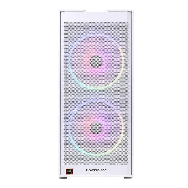 PC Computador PowerSpec G758 - AMD Ryzen 7 9800X3D 4.7GHz - LGA AM5 - 32GB DDR5-6000 - 2TB NVMe SSD - NVIDIA GeForce RTX 5070 Ti 16GB GDDR7 - MSI Pro B850-VC WiFi - 360mm AIO - Windows 11 Home - Blanco