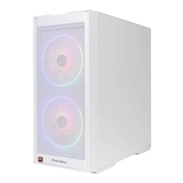 PC Computador PowerSpec G758 - AMD Ryzen 7 9800X3D 4.7GHz - LGA AM5 - 32GB DDR5-6000 - 2TB NVMe SSD - NVIDIA GeForce RTX 5070 Ti 16GB GDDR7 - MSI Pro B850-VC WiFi - 360mm AIO - Windows 11 Home - Blanco