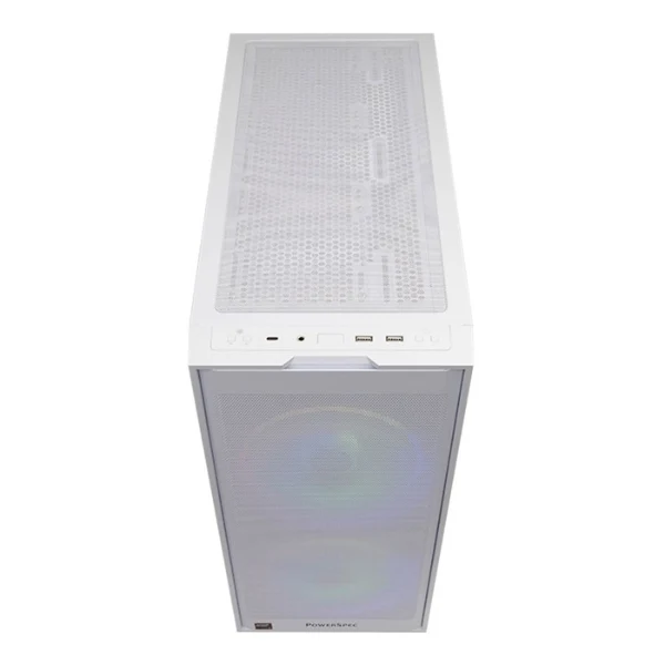 PC Computador PowerSpec G758 - AMD Ryzen 7 9800X3D 4.7GHz - LGA AM5 - 32GB DDR5-6000 - 2TB NVMe SSD - NVIDIA GeForce RTX 5070 Ti 16GB GDDR7 - MSI Pro B850-VC WiFi - 360mm AIO - Windows 11 Home - Blanco