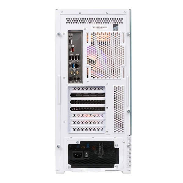 PC Computador PowerSpec G758 - AMD Ryzen 7 9800X3D 4.7GHz - LGA AM5 - 32GB DDR5-6000 - 2TB NVMe SSD - NVIDIA GeForce RTX 5070 Ti 16GB GDDR7 - MSI Pro B850-VC WiFi - 360mm AIO - Windows 11 Home - Blanco