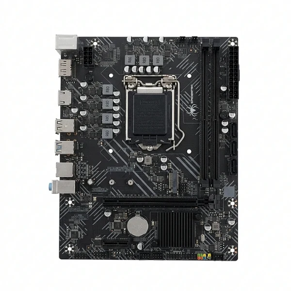 Tarjeta Madre Spidertec AEGIS H510 Micro-ATX - LGA1200 - 2xDDR4 3200MHz - 2xSATA 6 - 1xM.2 - 4xUSB 3.2 - 4xUSB 2.0 - HDMI - DisplayPort - Compatible 10ª/11ª Gen