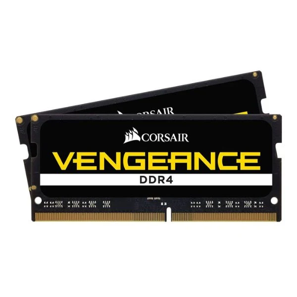 Memoria RAM Corsair Vengeance Performance 32GB (2 x 16GB) DDR4-3200 SO-DIMM - PC4-25600 CL22 Dual Channel - CMSX32GX4M2A3200C22 - Negro