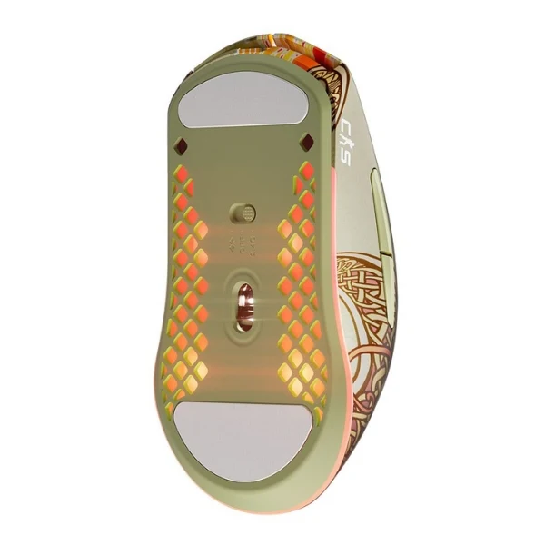Mouse gaming inalámbrico SteelSeries Aerox 3 Wireless CS2 Dragon Lore Edition RGB 18000 DPI - 62614 - Rojo