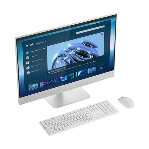 Computador Todo en Uno Dell 27 EC27260 27" DEC27260-7218WH - Core Ultra 7 355 (1.7GHz) - 16GB RAM - 1 TB SSD NVMe
