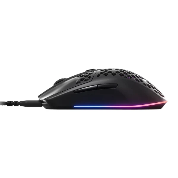 Mouse gaming cableado SteelSeries Aerox 3 Wired Onyx RGB ultraligero 18000 DPI - 62611 - Negro