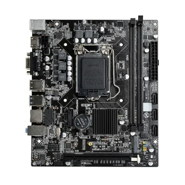Tarjeta Madre Arktek AK-H310M EG Micro-ATX - LGA1151 - DDR4-3200 - 3xSATA / M.2 NVMe - 2xUSB 2.0 + 2xUSB 3.0 - PCIe - HD Audio