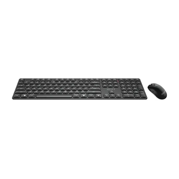 Combo Teclado y Mouse Inalámbrico MSI Forge K210 Wireless, Scissor Switch, Teclas Multimedia - USB 2.0 - Negro