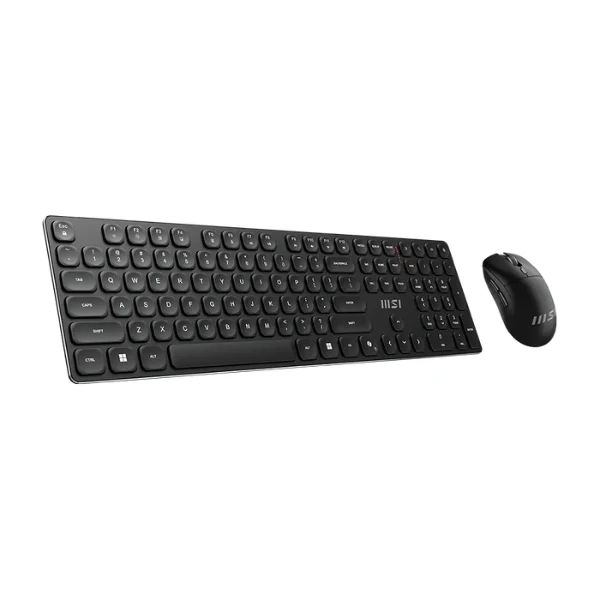Combo Teclado y Mouse Inalámbrico MSI Forge K210 Wireless, Scissor Switch, Teclas Multimedia - USB 2.0 - Negro