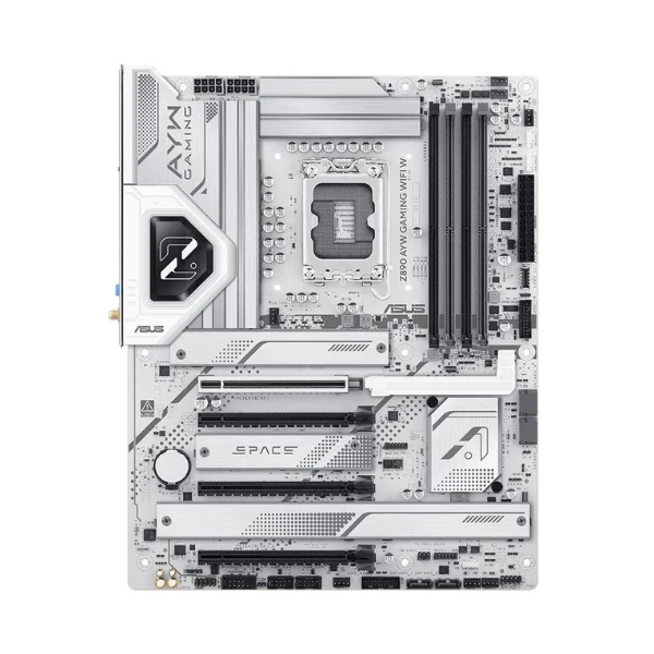 Kit para PC: Procesador Intel Core Ultra 7 265KF 20 Núcleos 3.9GHz 30MB Cache + Tarjeta Madre ASUS Z890 AYW Gaming WiFi W Socket LGA1851 DDR5 ATX + Memoria RAM Crucial Pro 32 GB DDR5-6400 White