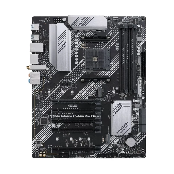 Kit para PC: Procesador AMD Ryzen 7 5800XT 8 Núcleos 3.8GHz 32MB Cache + Tarjeta Madre ASUS B550-PLUS Prime AC-HES Socket AM4 DDR4 ATX + Memoria RAM G.Skill Ripjaws V 16 GB DDR4-3200 Black