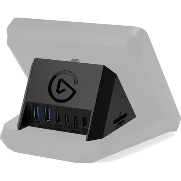USB Hub para Stream Deck+ Elgato - 2x USB-C y 2x USB-A 3.2 Gen 1 - Soporte de Carga y Expansión - 10GBN9901
