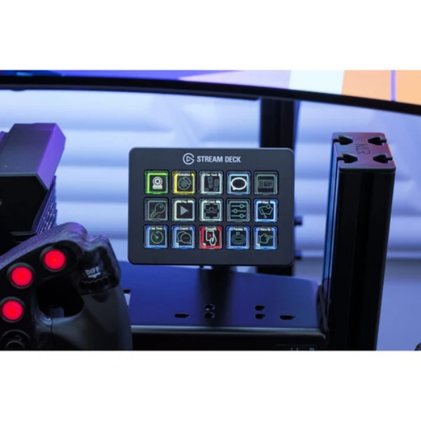 Stream Deck Scissor Keys Mark 2 Elgato - 15 Teclas LCD Personalizables - Controlador de Contenido Compatible Mac y PC - 10GBL9901