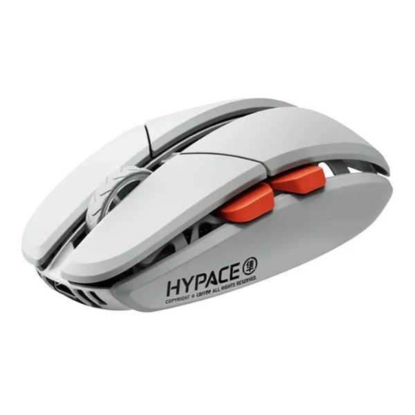 Mouse gaming inalámbrico Lofree Hypace Crayon Gray 40000 DPI con sensor PAW3950 - LOFREE HYPACE M - Gris