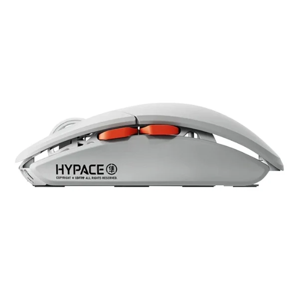 Mouse gaming inalámbrico Lofree Hypace Crayon Gray 40000 DPI con sensor PAW3950 - LOFREE HYPACE M - Gris