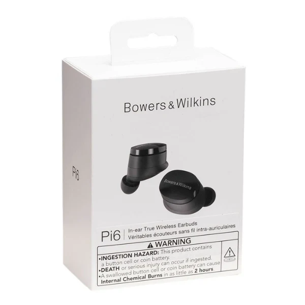 Audífono Bowers and Wilkins Pi6 Active Noise-Canceling True Wireless Bluetooth Earbuds - Gris Storm - FP45780