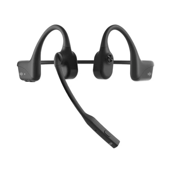 Audífonos Shokz OpenComm2 UC Bone Conduction Bluetooth - Negro - C120-AC-BK-US