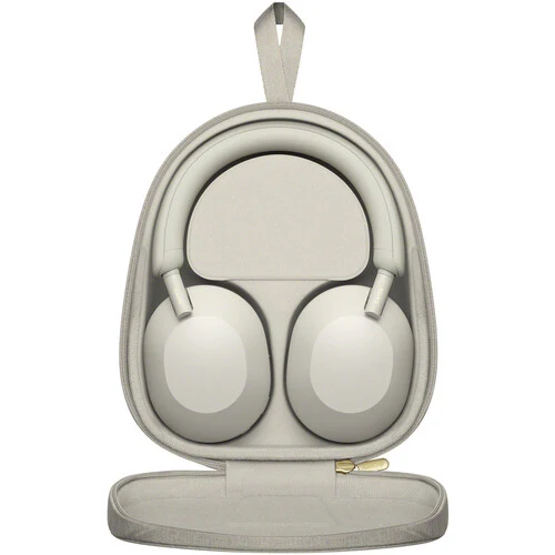 Audífono Sony WH-1000XM5 Active Noise Canceling Wireless Bluetooth Over-Ear Headphones - Plateado - WH1000XM5/S