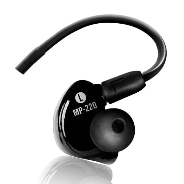 Audífono Mackie MP-220 Dual Dynamic Driver Professional Wired In-Ear Monitors - Negro - 2049320-00