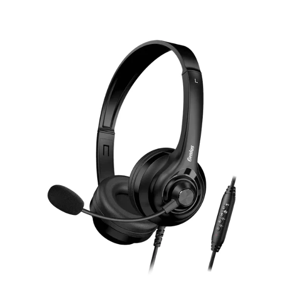 Audífono con Micrófono Genius HS-220U USB-C, Diadema Ajustable - 31710032401 - Negro
