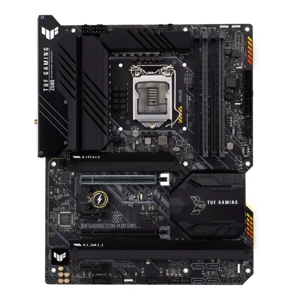 Placa Madre ASUS TUF Gaming Z590 LGA 1200 ATX PCIe 4.0 WiFi 6 2.5Gb Ethernet RGB - Intel® 10ª/11ª Gen
