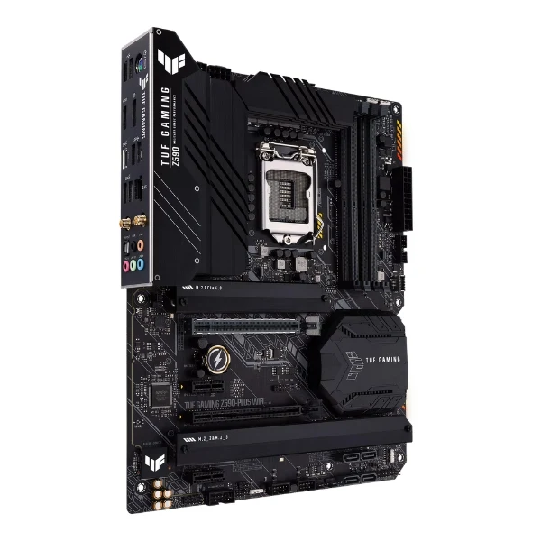 Placa Madre ASUS TUF Gaming Z590 LGA 1200 ATX PCIe 4.0 WiFi 6 2.5Gb Ethernet RGB - Intel® 10ª/11ª Gen