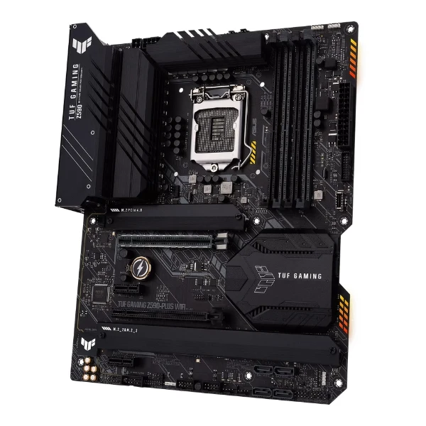 Placa Madre ASUS TUF Gaming Z590 LGA 1200 ATX PCIe 4.0 WiFi 6 2.5Gb Ethernet RGB - Intel® 10ª/11ª Gen