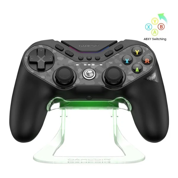 Control inalámbrico GameSir Tarantula Pro para Nintendo Switch, Android, PC e iOS con RGB - GAMESIR-T3 PRO - Negro