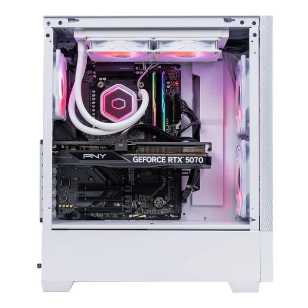 PC Computador PowerSpec G728 - Ryzen 5 7600X3D (4.1GHz) - NVIDIA GeForce RTX 5070 - 32GB RAM - 2 TB SSD NVMe