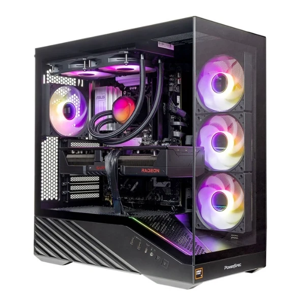 PC Computador PowerSpec G764 AMD Ryzen 7 9800X3D - AM5 - 32GB DDR5-6000 - 2TB NVMe SSD - Gráficos AMD Radeon RX 9070 XT 16GB GDDR6 - Fuente 850W - 1000003037