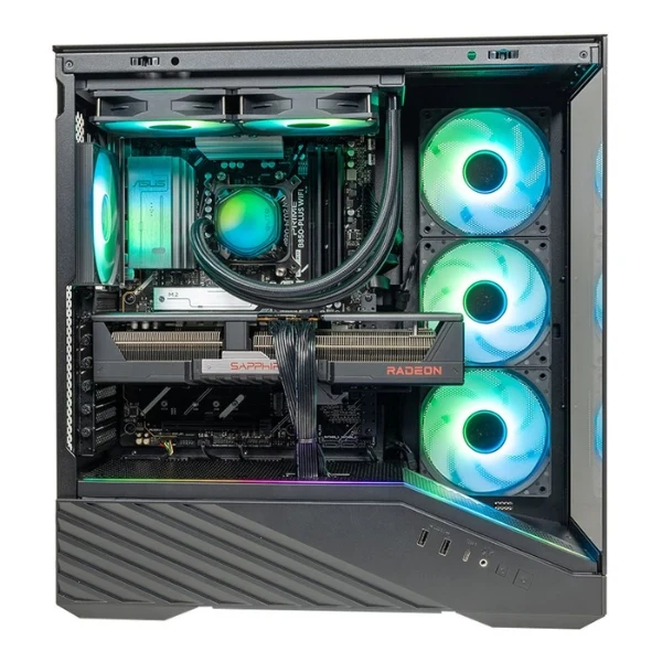 PC Computador PowerSpec G764 AMD Ryzen 7 9800X3D - AM5 - 32GB DDR5-6000 - 2TB NVMe SSD - Gráficos AMD Radeon RX 9070 XT 16GB GDDR6 - Fuente 850W - 1000003037
