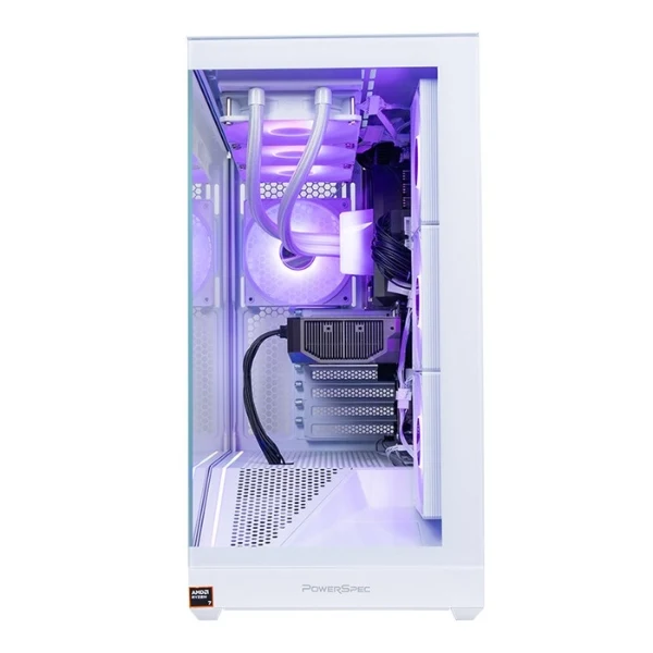 PC Computador PowerSpec G763 AMD Ryzen 7 9800X3D - FCLGA1700 - 32GB DDR5-6000 - 2TB NVMe SSD - Gráficos NVIDIA GeForce RTX 5070 Ti 16GB GDDR7 - Fuente 850W - 1000003020