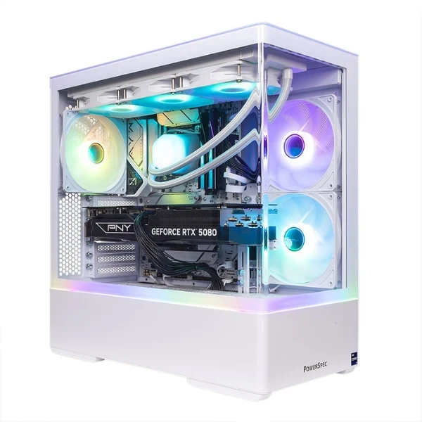 PC Computador PowerSpec G486 Intel Core i9 14900KF - FCLGA1700 - 64GB DDR5-6000 - 2TB NVMe SSD - Gráficos NVIDIA GeForce RTX 5080 16GB GDDR7 - Fuente 1000W - 1000002971