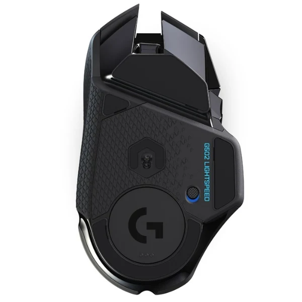Mouse gaming inalámbrico Logitech G502 LIGHTSPEED RGB 16000 DPI con 11 botones programables - 910-005565 - Negro