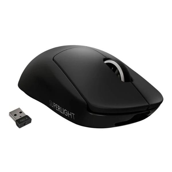 Mouse gaming inalámbrico Logitech PRO X SUPERLIGHT 2c LIGHTSPEED Black 44000 DPI con sensor HERO 2 - 910-007518 - Negro