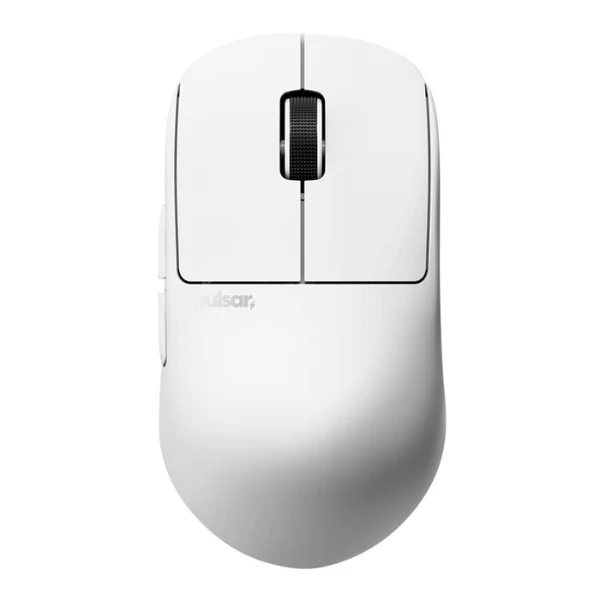 Mouse gaming inalámbrico Pulsar X2H CrazyLight Medium Uyuni White 32000 DPI con sensor XS-1 y polling 8000Hz - PX2HCL202 - Blanco